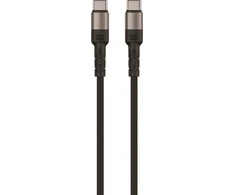 Telforceone Setty cable USB-C - USB-C 100W 1,0 m KSL-02 juodas JO
