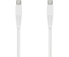 Telforceone Setty cable USB-C - USB-C 1,5 m 20W KNC-C-1.52000 baltas