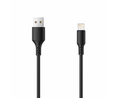 Telforceone Setty kabelis USB - Lightning 3,0 m 2A juodas NAUJIENA