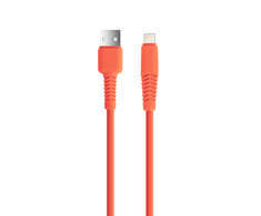 TelForceone Setty kabelis USB - Lightning 1,5 m 2,1A KSA-L-1.5210 oranžinis