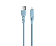 TelForceone Setty kabelis USB - Lightning 1,5 m 2,1A KSA-L-1.523 mėlynas