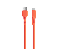 TelForceone Setty kabelis USB - USB-C 1,5 m 2,1A KSA-C-1.5210 oranžinis