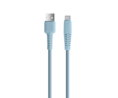 TelForceone Setty kabelis USB - USB-C 1,5 m 2,1A KSA-C-1.523 mėlynas