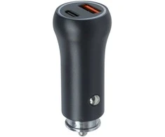 Telforceone Setty car charger USB-A + USB-C 20W CC-AC-201 juodas