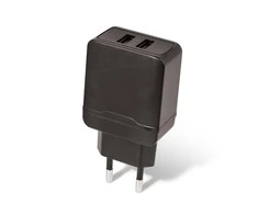 TelForceone Setty pakrovėjas 2x USB 2,4A juodas
