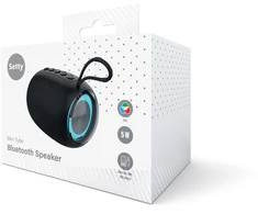 Ausinės TelForceone Setty garsiakalbis mini tube RGB GB-800 juodos spalvos