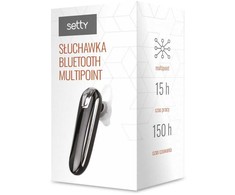 Telforceone Setty multipoint bluetooth earphone SBM-01 juodas JO