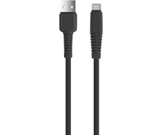 TelForceone "Setty" USB - USB-C kabelis 3 m 2A KSA-C-321 juodas