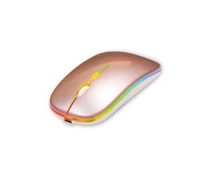 TelForceone Setty belaidė RGB pelė rožinio aukso spalvos
