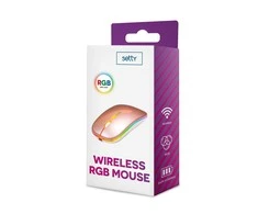 TelForceone Setty belaidė RGB pelė rožinio aukso spalvos