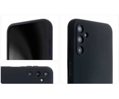 Tecto Shield Telforceone Silikoninis, minkštas dėklas, skirtas „Samsung Galaxy S23 FE“, juodas