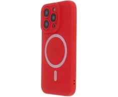 Dėklas Telforceone Silicon Soft Mag Case for iPhone 12 6,1" red