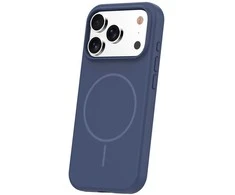 Dėklas Telforceone Silicone Thin Mag case for iPhone 17 Pro 6,3" dark mėlynas