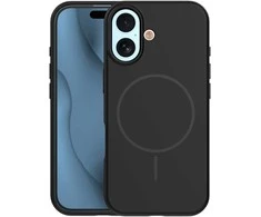Dėklas Telforceone Silicone Thin Mag case for iPhone 17 6,3" juodas