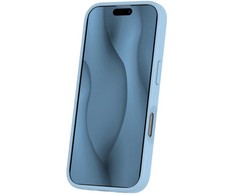 Telforceone Plonas silikoninis „Magsafe“ dėklas, skirtas „iPhone 16“, šviesiai mėlynas