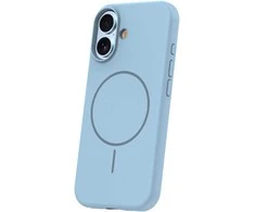 Dėklas Telforceone Silicone Thin Mag case for iPhone 17 6,3" light mėlynas