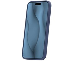 Dėklas Telforceone Silicone Thin Mag case for iPhone 12 / 12 Pro 6,1" dark mėlynas