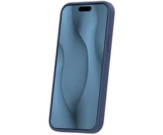 Dėklas Telforceone Silicone Thin Mag case for iPhone 12 / 12 Pro 6,1" dark mėlynas