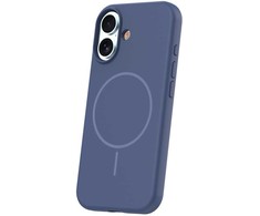 Dėklas Telforceone Silicone Thin Mag case for iPhone 17 6,3" dark mėlynas