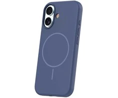 Dėklas Telforceone Silicone Thin Mag case for iPhone 17 6,3" dark mėlynas