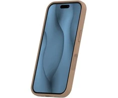 Dėklas Telforceone Silicone Thin Mag case for iPhone 17 6,3" ruda