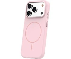 Dėklas Telforceone Silicone Thin Mag case for iPhone 17 Pro Max 6,9" light pink