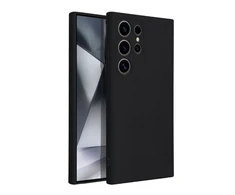 Telforceone Silikoninis dėklas skirtas Samsung Galaxy S24 Ultra telefonui, juodas
