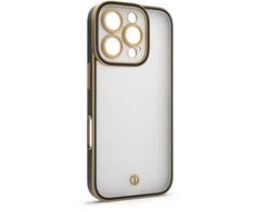 Dėklas Telforceone Silky Gold case for iPhone 16 6,1" juodas