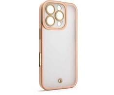 Dėklas Telforceone Silky Gold case for iPhone 17 Air 6,6" pink