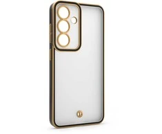 Dėklas Telforceone Silky Gold case for Oppo Reno 13F 5G (Global) / 13FS 5G juodas