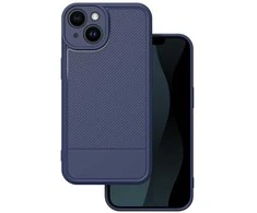 Dėklas Telforceone Simple Carbon case for iPhone 14 6,1" mėlynas