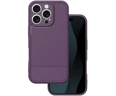 Dėklas Telforceone Simple Carbon case for iPhone 16 Pro 6,3" violetinė
