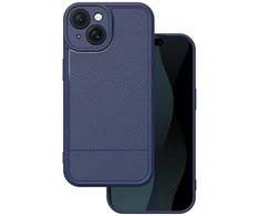 Dėklas Telforceone Simple Carbon case for iPhone 15 6,1" mėlynas