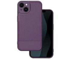 Dėklas Telforceone Simple Carbon case for iPhone 14 6,1" violetinė