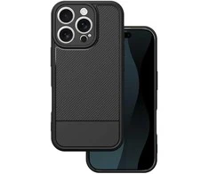 Dėklas Telforceone Simple Carbon case for iPhone 16 Pro 6,3" juodas