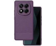 Dėklas Telforceone Simple Carbon case for Xiaomi Redmi Note 14 Pro 5G (Global) / Note 14 Pro Plus 5G (Global) violetinė