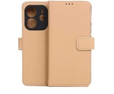 Dėklas Telforceone Smart Triangle case for Xiaomi Redmi Note 14 4G (Global) (164.84 x 78.15 x 8.16 mm) ruda