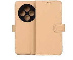Dėklas Telforceone Smart Triangle case for Xiaomi Redmi 14C 4G/ 14C 5G / Redmi A4 / POCO C75 ruda