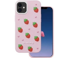 Dėklas Telforceone Strawberry case for iPhone 11 pink