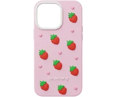 Dėklas Telforceone Strawberry case for iPhone 12 / 12 Pro 6,1" pink