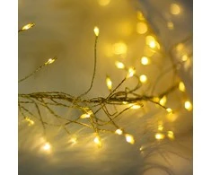 Telforceone String Light GOLDEN TWIG CLF-03z 480LED cold baltas 3m + 5m Forever Light