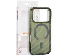 Dėklas Telforceone Tecto Shield Desert Mag case for iPhone 17 Pro 6,3" / iPhone 18 Pro 6,3" dark olive