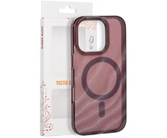 Tecto Shield Desert Mag dėklas, skirtas iPhone 16 Pro 6,3" raudonmedžio spalvos