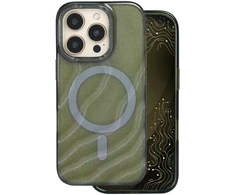 Tecto Shield Desert Mag dėklas, skirtas iPhone 16 Pro 6,3" tamsiai alyvuogių spalvos