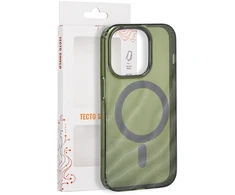 Tecto Shield Desert Mag dėklas, skirtas iPhone 14 Pro 6,1" tamsiai alyvuogių spalvos