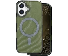 Tecto Shield Desert Mag dėklas, skirtas iPhone 17 6,3" tamsiai alyvuogių spalvos