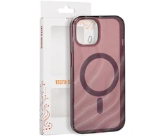 Tecto Shield Desert Mag dėklas, skirtas iPhone 13 / 14 6,1" raudonmedžio spalvos