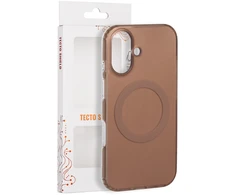 Dėklas Telforceone Tecto Shield Mistiq Mag case for iPhone 16 6,1" ruda