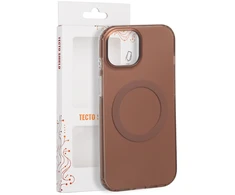 Dėklas Telforceone Tecto Shield Mistiq Mag case for iPhone 15 6,1" ruda