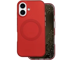Telforceone Tecto Shield Mistiq Mag dėklas, skirtas iPhone 16 6,1" raudonas